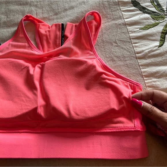 🩷EUC Zyia Active One More Rep Racerback Mesh High Neck Sports Bra - Sz Large - Picture 2 of 7